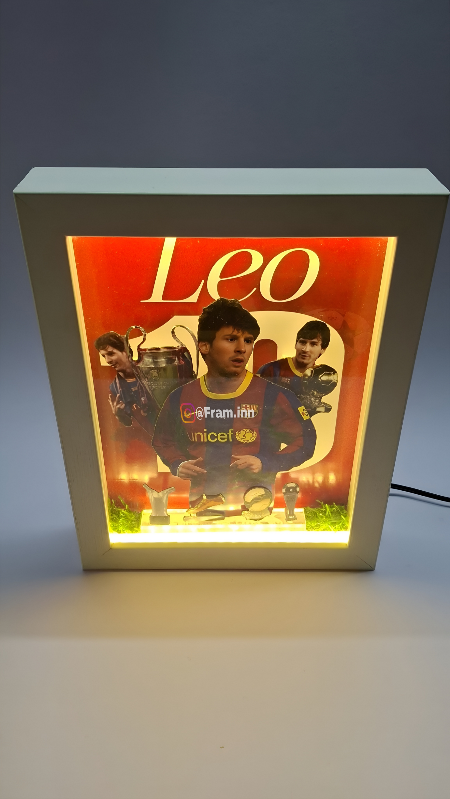 Messi Legacy | 3D  Dual LED Frame